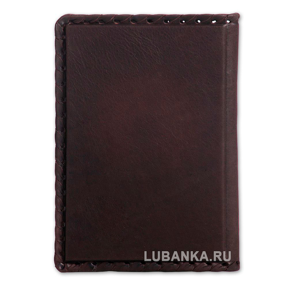 Обложка для паспорта «Инженерные войска», бордовая